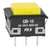UB Series - PC and Snap-in Mount Nonilluminated Pushbuttons