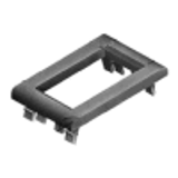 Option Snap-In Panel Frames - AT064-1, AT064-2 - Series M - Miniature Rockers